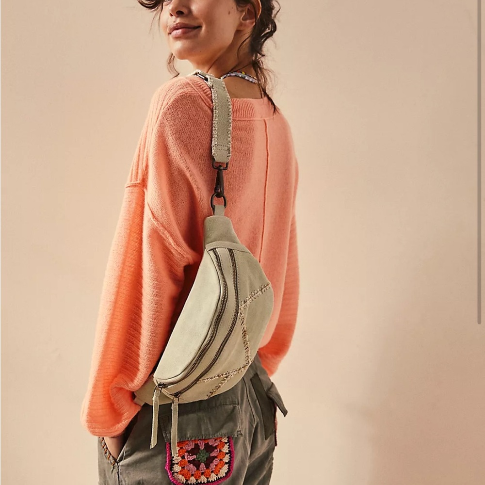 Free People Leather Sling Bag